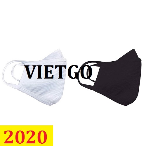 Cơ hội giao thương – Đơn hàng Thường Xuyên - Cơ hội xuất khẩu Khẩu Trang Vải Kháng Khuẩn sang thị trường Nhật, Hong Kong và Italia