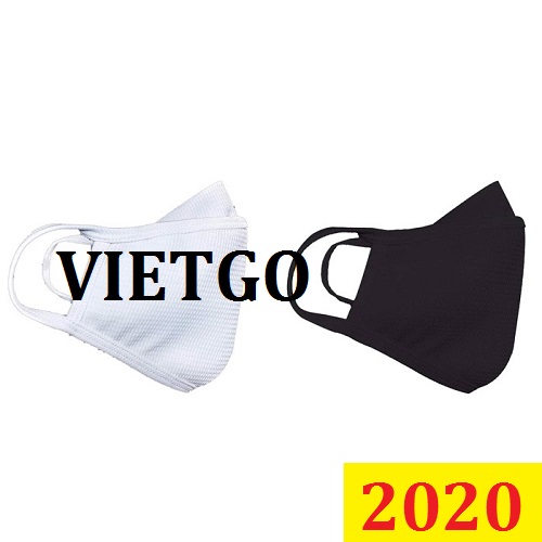 Cơ hội giao thương Đặc Biệt: Đơn hàng thường xuyên - Cơ hội xuất khẩu Khẩu trang vải kháng khuẩn sang thị trường Hoa Kỳ