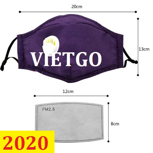Cơ hội giao thương – Đơn hàng Thường Xuyên - Cơ hội xuất khẩu Khẩu Trang Vải sang thị trường Mỹ