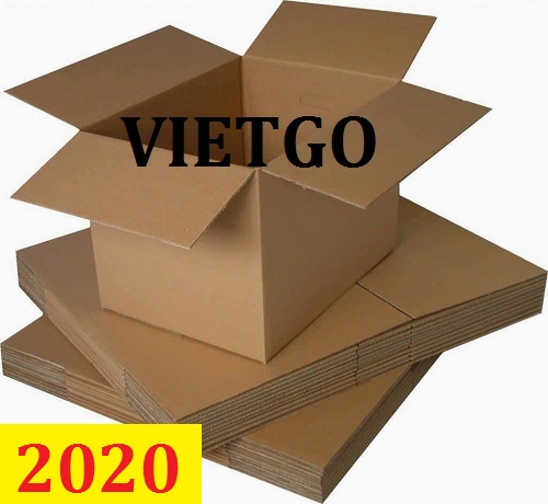 Cơ hội giao thương: Đơn hàng thường xuyên - Cơ hội xuất khẩu Thùng carton  đến từ một vị khách hàng người Pháp
