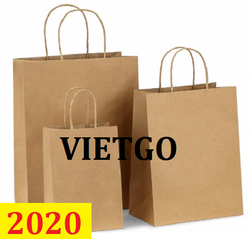 (Gấp) Cơ Hội Giao Thương - Đơn Hàng Thường Xuyên – Cơ Hội Xuất Khẩu TÚI GIẤY Sang Thị Trường Anh.