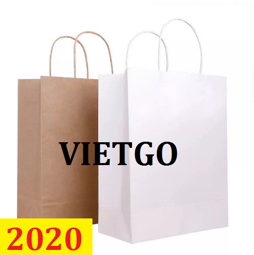 Cơ Hội Giao Thương - Đơn Hàng Thường Xuyên – Cơ Hội Xuất Khẩu TÚI GIẤY Sang Thị Trường Morocco.