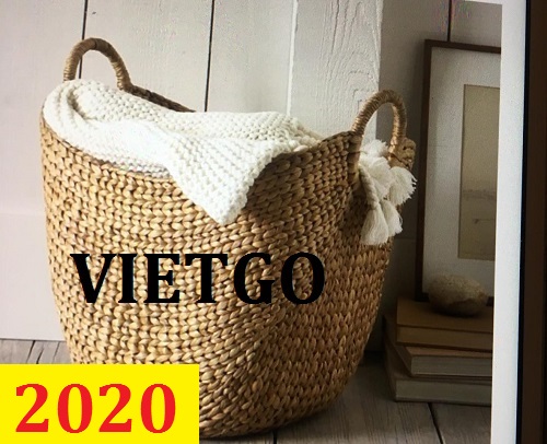 Cơ hội giao thương – Đơn hàng cả năm – Cơ hội xuất khẩu Giỏ đựng quần áo sang thị trường Thổ Nhỹ Kỳ