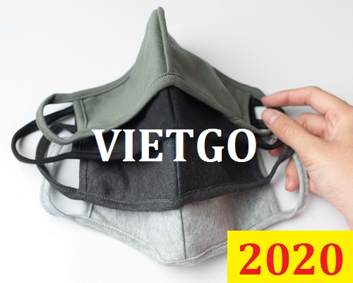 Cơ hội giao thương Đặc Biệt Thường Xuyên – Cơ hội xuất khẩu số lượng lớn Khẩu trang vải kháng khuẩn cho vị khách người Hàn Quốc