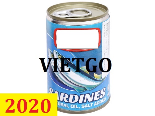 Cơ hội giao thương – Đơn hàng Thường xuyên -Cơ hội xuất khẩu Cá Mòi đóng hộp sang thị trường Ghana