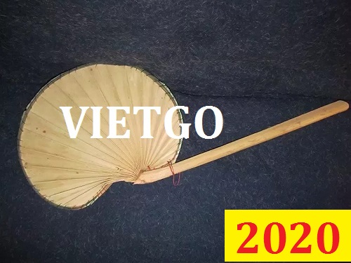 Cơ hội giao thương – Đặc biệt thường xuyên – Cơ hội xuất khẩu Quạt cầm tay lưu niệm cho vị khách hàng người Canada