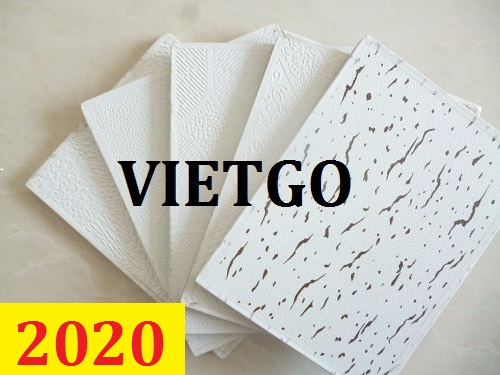 Cơ hội giao thương – Đơn hàng Cả Năm - Cơ hội xuất khẩu Gạch Thạch Cao sang thị trường Bahrain