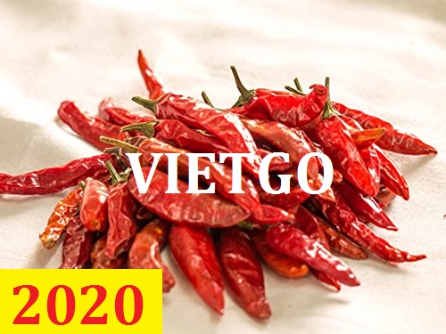 Cơ hội giao thương – Đơn hàng Cả Năm - Cơ hội xuất khẩu Ớt Khô sang thị trường Pakistan