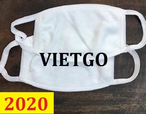 Cơ hội giao thương – Đơn hàng thường xuyên - Cơ hội cung cấp khẩu trang vải kháng khuẩn cho một doanh nghiệp tại Hoa Kỳ
