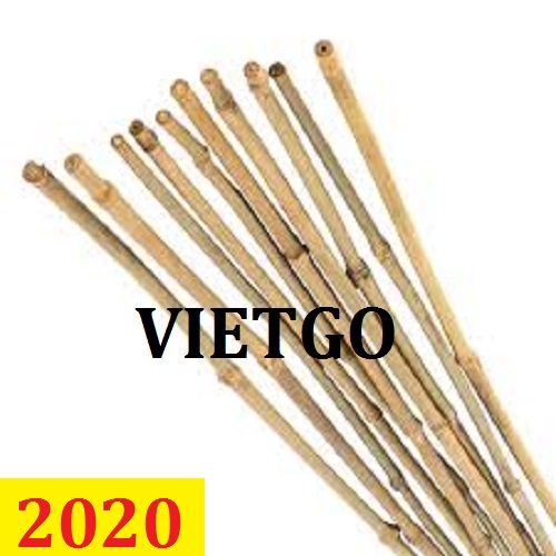 Cơ hội giao thương – Đơn hàng Cả Năm - Cơ hội xuất khẩu Gậy Tre sang thị trường Mỹ