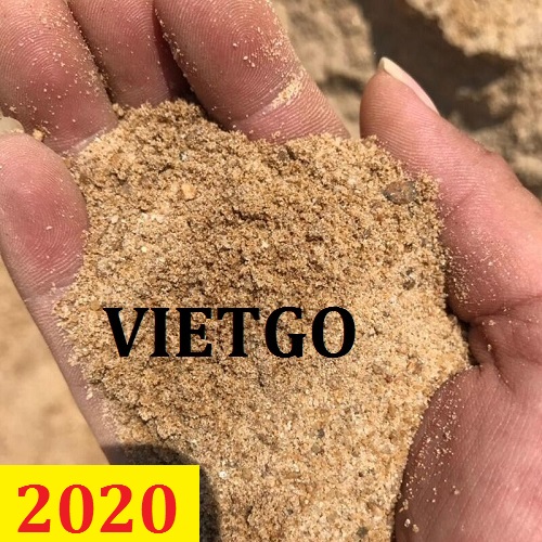 RẤT GẤP!!! Cơ hội giao thương – Đơn hàng cả năm – Cơ hội xuất khẩu Cát sông và Cát Biển sang UAE