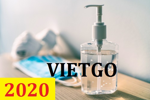 Cơ hội giao thương – Đơn hàng thường xuyên – Thương nhân đến từ Ấn Độ cần nhập khẩu nước rửa tay khô từ thị trường Việt Nam