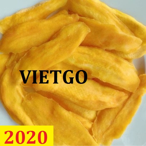 ( Gấp ) Cơ hội giao thương – Đơn hàng Cả Năm - Cơ hội xuất khẩu Xoài Sấy khô sang thị trường Trung Quốc.