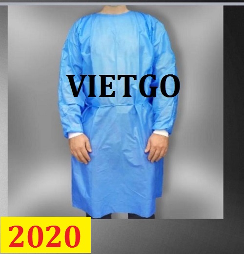 Cơ hội giao thương -  Đơn hàng thường xuyên - Cơ hội xuất khẩu đồ bảo hộ y tế từ Ấn Độ.