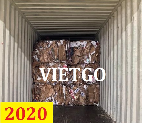 Cơ hội giao thương  - Đơn hàng thường xuyên - Cơ hội xuất khẩu Giấy phế liệu sang thị trường Ấn Độ