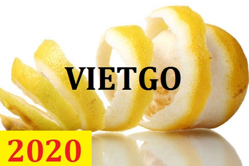 Cơ hội giao thương  – Đơn hàng Cả Năm - Cơ hội xuất khẩu Mứt Vỏ Bưởi sang thị trường Hàn Quốc