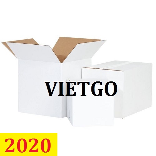 (Gấp) Cơ Hội Giao Thương - Đơn Hàng Thường Xuyên – Cơ Hội Xuất Khẩu Thùng Giấy Sang Thị Trường Mỹ.