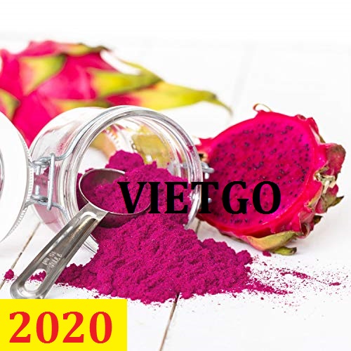 Cơ hội giao thương – Đơn hàng Thường Xuyên - Cơ hội xuất khẩu Bột Thanh Long Đỏ sang thị trường Thái Lan