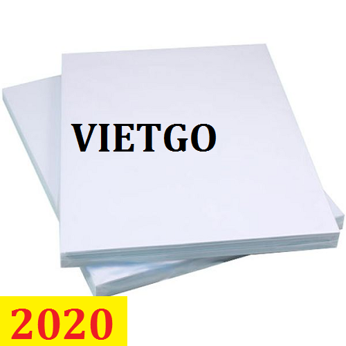 Cơ hội giao thương  - Đơn hàng thường xuyên - Cơ hội xuất khẩu Giấy A4  sang thị trường Ấn Độ