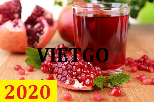Cơ hội giao thương – Đơn hàng Thường Xuyên - Cơ hội xuất khẩu Nước Ép Lựu sang thị trường Hàn Quốc