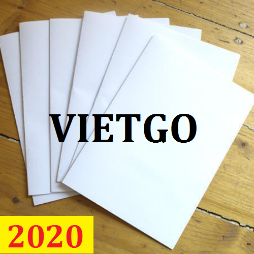 Cơ Hội Giao Thương - Đơn Hàng Thường Xuyên – Cơ Hội Xuất Khẩu Giấy A4 Sang Thị Trường Ấn Độ.