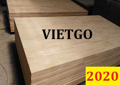 Cơ hội giao thương ĐẶC BIỆT – Đơn hàng thường xuyên - Cơ hội xuất khẩu gỗ ghép thanh cao su cho một vị khách hàng VIP đến từ Ấn Độ