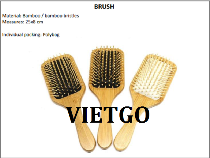 Cơ hội giao thương – Vị khách hàng người Venezuala cần tìm nhà cung cấp lược tre tại Việt Nam