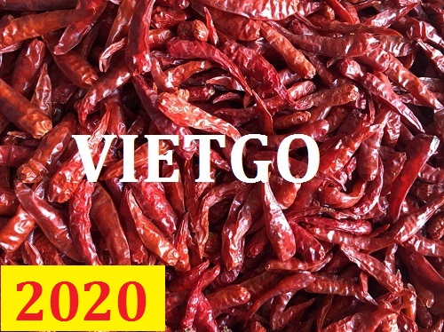 Cơ hội giao thương  - Đơn Hàng Thường Xuyên -  Cơ hội xuất khẩu Ớt Khô sang thị trường Đan Mạch