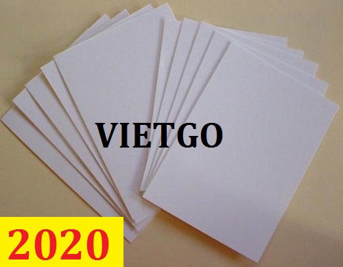 Cơ hội giao thương– Đơn hàng thường xuyên - Cơ hội xuất khẩu giấy A4 sang thị trường Ấn Độ