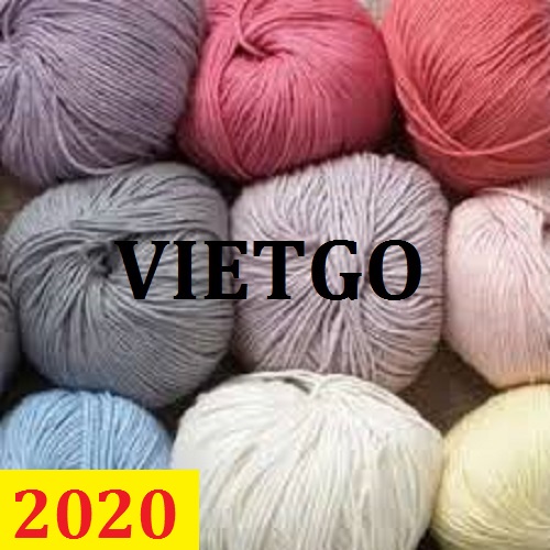 Cơ  hội giao thương  –  Đơn hàng thường xuyên – Cơ hội xuất khẩu sợi đến thị trường Hong Kong