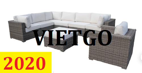 Cơ hội giao thương – Đơn hàng Thường xuyên - Cơ hội cung cấp Set Sofa mây tre cho một doanh nghiệp tại Mỹ
