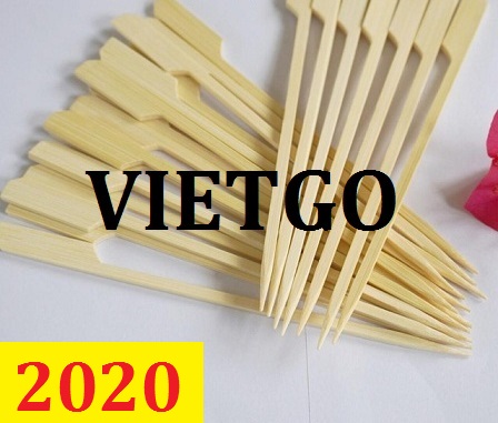 Cơ hội giao thương – Đơn hàng Thường xuyên - Cơ hội xuất khẩu Xiên tre đến từ vị khách hàng người Pháp