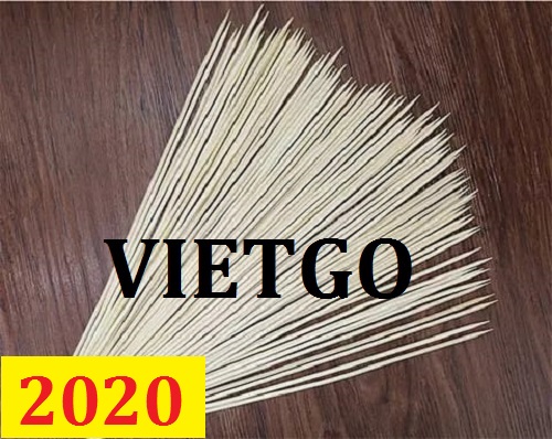 Cơ hội giao thương – Đơn hàng cả năm – Cơ hội xuất khẩu Xiên tre cho một doanh nghiệp tại Indonesia