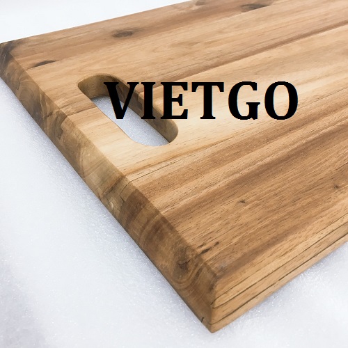 Cơ hội giao thương – Đơn hàng thường xuyên - Cần tìm nhà cung cấp Thớt gỗ sang Ấn Độ