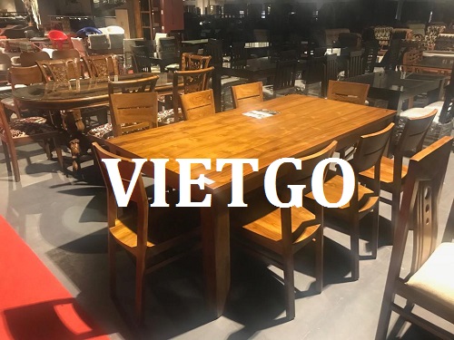 Cơ Hội Giao Thương Đặc Biệt - Cơ Hội Xuất Khẩu Bàn Ghế Gỗ (Bàn Ăn) Sang Thị Trường Ấn Độ.