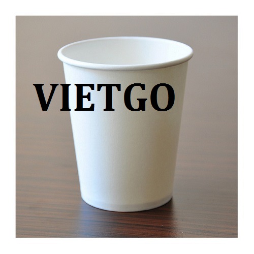 Cơ Hội Giao Thương - Đơn Hàng Thường Xuyên – Cơ Hội Xuất Khẩu Cốc Giấy Sang Thị Trường Kuwait.