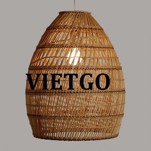 Cơ hội giao thương – Đơn hàng thường xuyên – Vị khách Ấn Độ đang có mặt tại Hồ Chí Minh cần tìm nhà cung cấp Đèn mây tre đan
