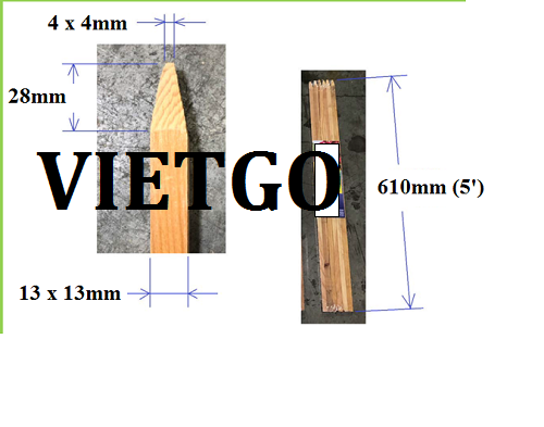 Cơ hội giao thương  - Cơ hội xuất khẩu Cọc gỗ đến từ vị khách hàng người Canada