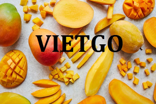 Cơ hội giao thương - Đơn Hàng Hàng Tuần -  Cơ hội xuất khẩu Quả Xoài sang thị trường Hàn Quốc