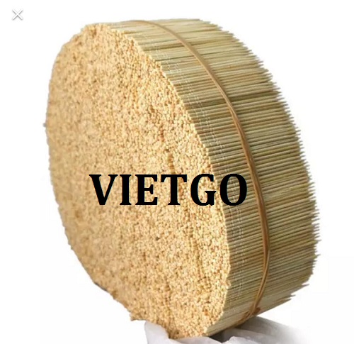 Cơ hội giao thương – Đơn hàng cả năm – Cơ hội cung cấp tăm tre cho một doanh nghiệp tại Iran