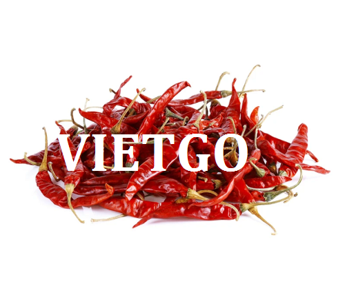 Cơ hội giao thương - Đơn Hàng Hàng Tháng -  Cơ hội xuất khẩu Ớt Khô sang thị trường Trung Quốc.