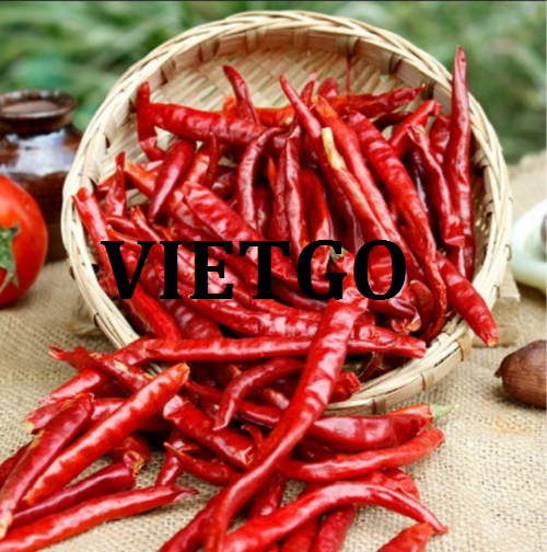 Cơ hội giao thương Đặc Biệt - Đơn Hàng Thường Xuyên -  Cơ hội xuất khẩu Ớt Khô sang thị trường Ả Rập Xê Út