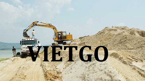 Cơ hội giao thương – Đơn hàng cả năm – Cơ hội xuất khẩu Cát sông sang thị trường Ấn Độ