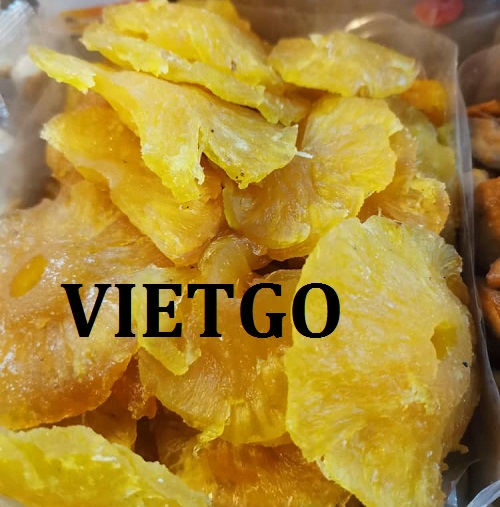 Cơ hội giao thương – Đơn hàng thường xuyên - Cơ hội xuất khẩu Dứa Sấy khô sang thị trường Trung Quốc.