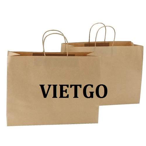 Cơ hội giao thương – Đơn hàng Hàng Tháng – Cơ hội xuất khẩu Túi giấy vô cùng tiềm năng sang thị trường Mỹ.