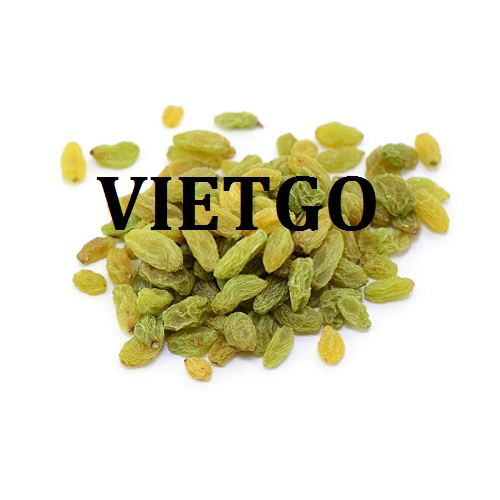 Cơ hội giao thương Đặc Biệt - Đơn Hàng Cả Năm -  Cơ hội xuất khẩu Nho Khô sang thị trường UAE