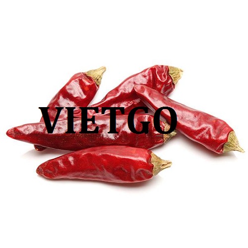 Cơ hội giao thương  - Đơn Hàng Hàng Tuần  -  Cơ hội xuất khẩu Ớt Khô đến từ vị khách hàng người Thái Lan