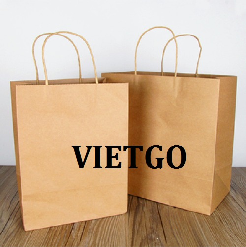 Cơ Hội Giao Thương - Đơn Hàng Thường Xuyên – Cơ Hội Xuất Khẩu Túi giấy Sang Thị Trường Mỹ.