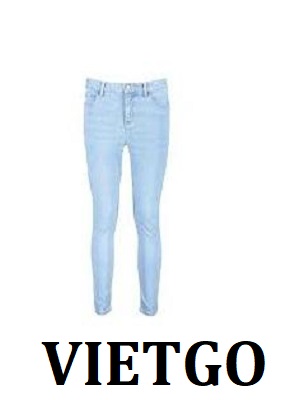Cơ hội giao thương -  Đơn hàng thường xuyên - Cơ hội xuất khẩu sản phẩm Jeans nữ thời trang đến thị trường Ấn Độ