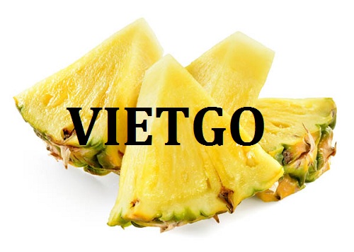 Cơ hội giao thương  - Đơn Hàng Hàng Tháng -  Cơ hội xuất khẩu Dứa Hộp đến từ vị khách hàng người Indonesia
